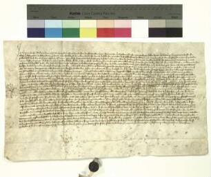 Revers über die Übergabe von Ludwigstein an Hermann Diethe