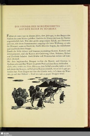 Die Stunde Des Morgengebetes Auf Dem Basar Zu Buchara
