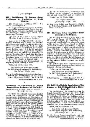 Entschädigung für Benutzen eigener Kraftwagen bei Dienstreisen der Kreisschulräte : [Erziehung] ; [Für Preußen] ; [Amtliche Erlasse] ; [Amtlicher Teil]