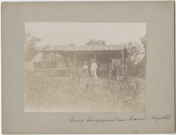 Theodor Koch-Grünberg au campement du Coxipó