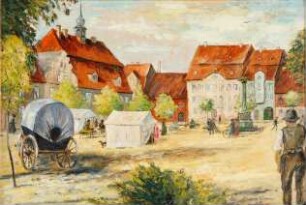 Kurt Lange - Marktplatz Lübben