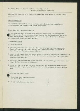 [Lehrgänge 01 bis 05]