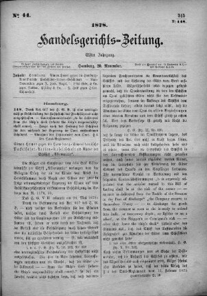 No. 44. 20. November 1878