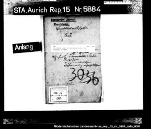 Die Gewerbeerlaubnis für den Karusellbesitzer J.H. Pannebakker aus Emden