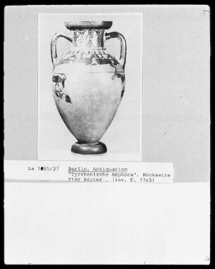 Tyrrhenische Amphora — Reiter