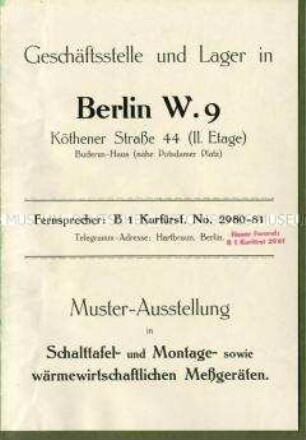 Katalog über Labor-Messgeräte