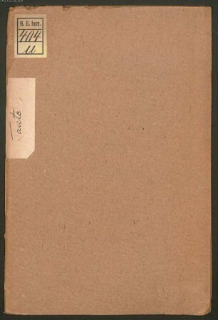 Organisation und Grundgesetze der deutschen Grosslogen