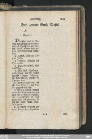 Das zweyte Buch Mosis.