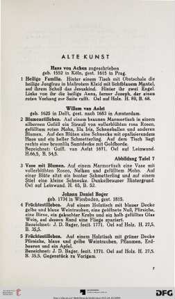 Alte Kunst (Nr. 1-66)