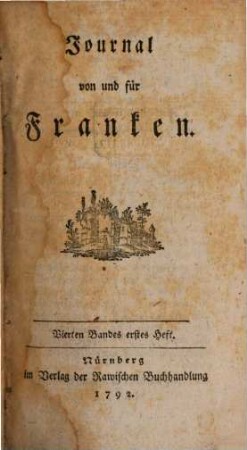Journal von und für Franken. 4. 1792