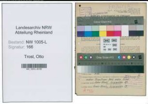 Entnazifizierung Otto Trost , geb. 19.10.1907 (Wachtmeister)