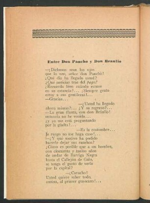 Entre Don Pancho y Don Braulio