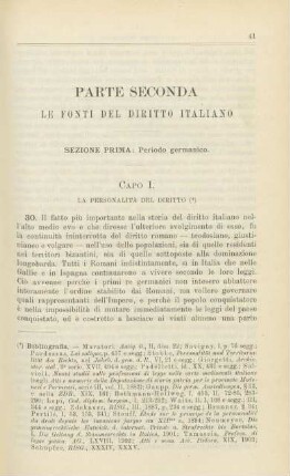 Sezione prima: Periodo germanico
