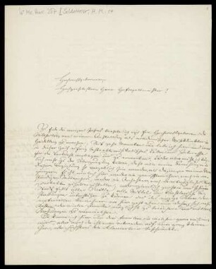 Brief von Hans Michel Schletterer an Louis Spohr