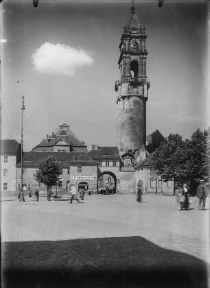 Bautzen. Reichenturm, Kornmarkt