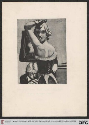 Max Beckmann : Gemälde aus den Jahren 1920-1928 : bis Mitte Oktober 1928 : illustriertes Verzeichnis