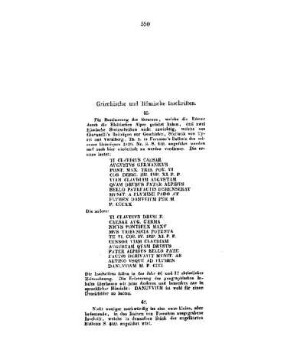 Griechische und Römische Inschriften : (Fortsetzung folgt)