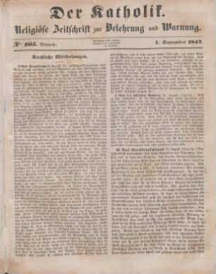 425-428 Kirchliche Mittheilungen