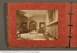 Album mit Fotografien aus dem Palazzo ZuccariAnsicht des Musikzimmers nach Nordwesten - Riccio-Album