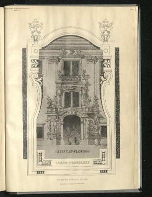 Portal des Stiftes St. Florian. Architekt: Jacob Pfandauer.