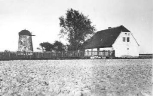 Otterwisch-Großbuch. Turmholländer und Gehöft (Negativ Dr. Gleisberg, Grimma)