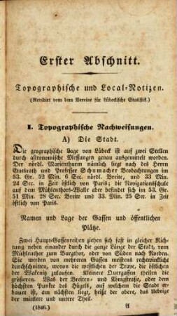 Lübeckisches Adressbuch. 1846, 1846