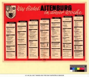 Originaltitel: Was bietet Altenburg in dieser Woche 6. März bis 12. März 1950