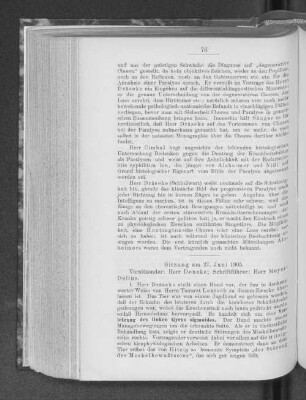 Sitzung am 27. Juni 1905.
