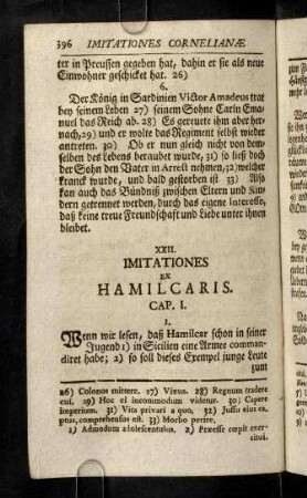 396-406, XXII. Imitationes Ex Hamilcaris.