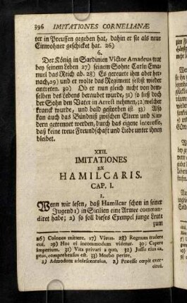 396-406, XXII. Imitationes Ex Hamilcaris.