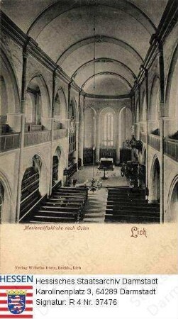 Lich, Stiftskirche / Interieur