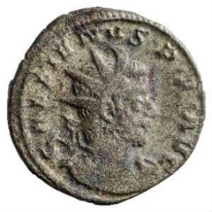 Münze, Antoninian, 258 - 259 n. Chr.