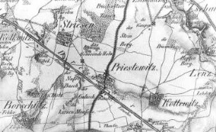 Priestewitz-Strießen. Oberreit, Sect. Großenhain, 1841/43