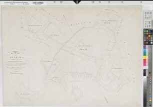 Hemmerde (Unna), Frömern (Fröndenberg), Bausenhagen (Fröndenberg), Fröndenberg (Fröndenberg), Teilung der Waldparzellen Schelk, Bl. 8 Brouillonkarte