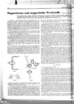 Magnetismus und magnetische Werkstoffe