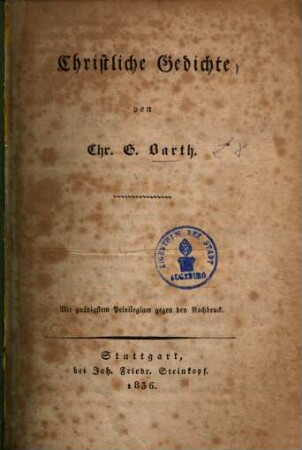 Christliche Gedichte