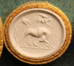 Die Wölfin mit Remus und Romulus und die Siegesgöttin (Daktyliothek, Supplement)
