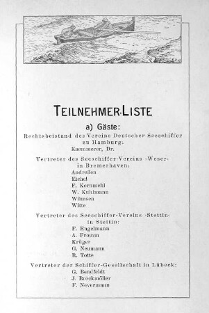 Teilnehmer-Liste