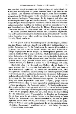 Allgemeines, Alexander v. Humboldt.
