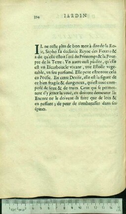 [La Rose. Aspice & abstine.]