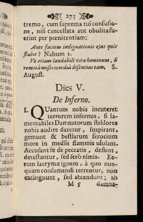 273-283, Dies V - VIII