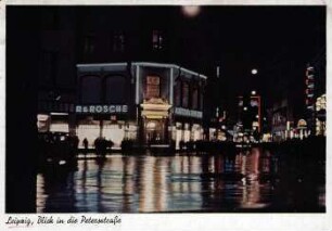 Leipzig: Blick in die Petersstraße