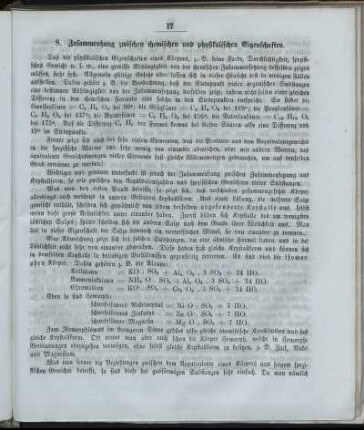 8. Zusammenhang zwischen chemischen und physikalischen Eigenschaften
