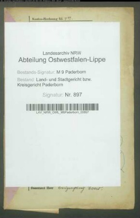 Erblasser: Ortmann, Theodor: