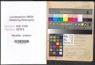 Entnazifizierung Johann Mueller , geb. 29.06.1901 (Sekretaer)