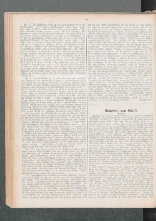 Heinrich von Kleist : (Schluß)