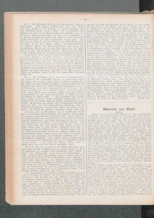 Heinrich von Kleist : (Schluß)