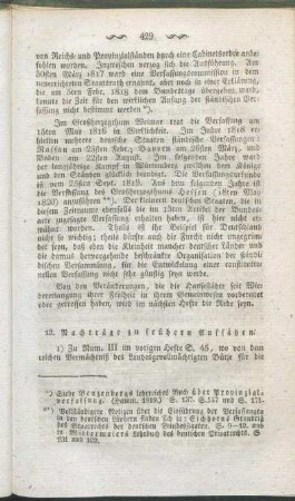 13. Nachträge zu frühern Aufsätzen.