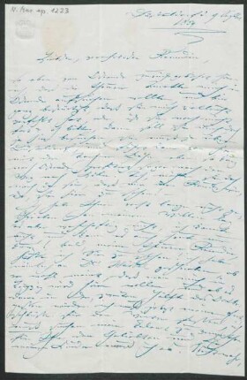 Brief an Emma Preusser : 09.09.1854