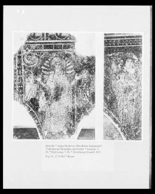 Der heilige Demetrius und Stifter